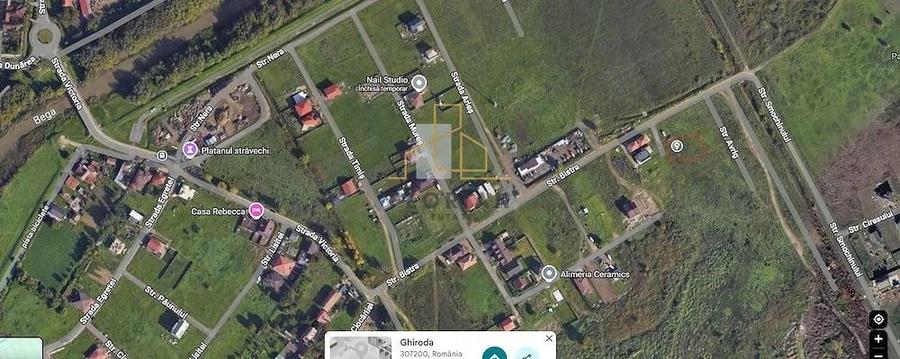 Teren de 553 mp, în Ghiroda