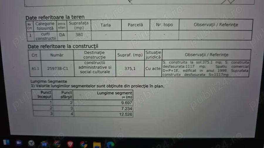 Spațiu comercial, de 1,117 mp, în Central