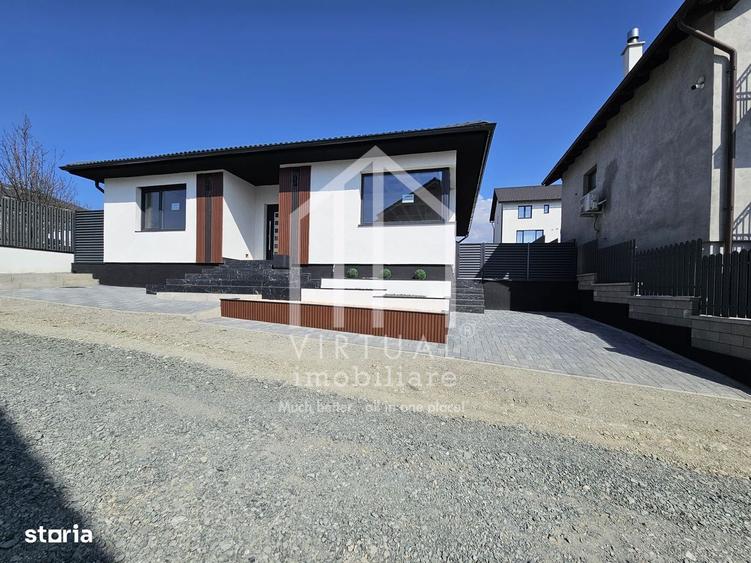 Casa individuala pe un singur nivel - 120 mp, teren 390 mp - 1