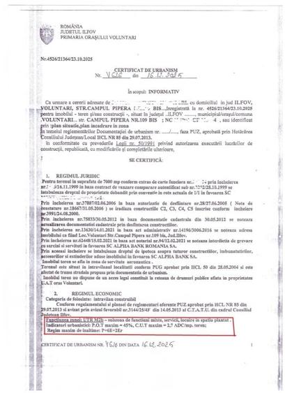 Pipera teren pretabil blocuri/vile - 2