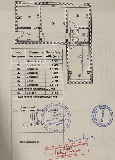 Apartament 3 camere, de vanzare direct de la proprietar, bloc monolit, 3 din 4, reabilitat complet - 10