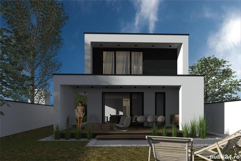 Terenul cu autorizatie de construire vila, proiect modern inclus in valoare de 10 000 Euro. - 2