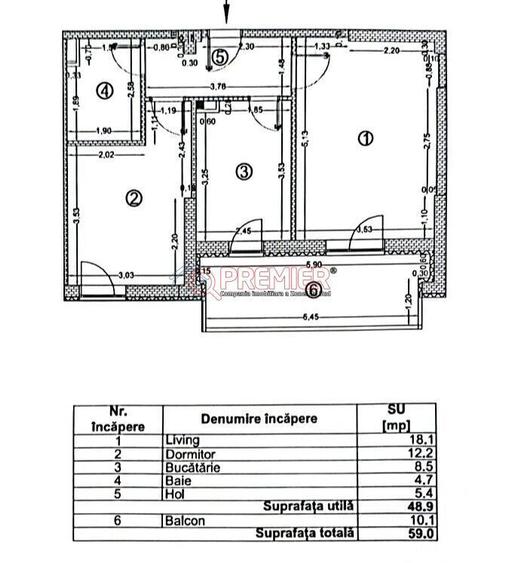 Sector 4 - Grand Arena Mall - Aurel Persu - 2 camere - disponibil - 13