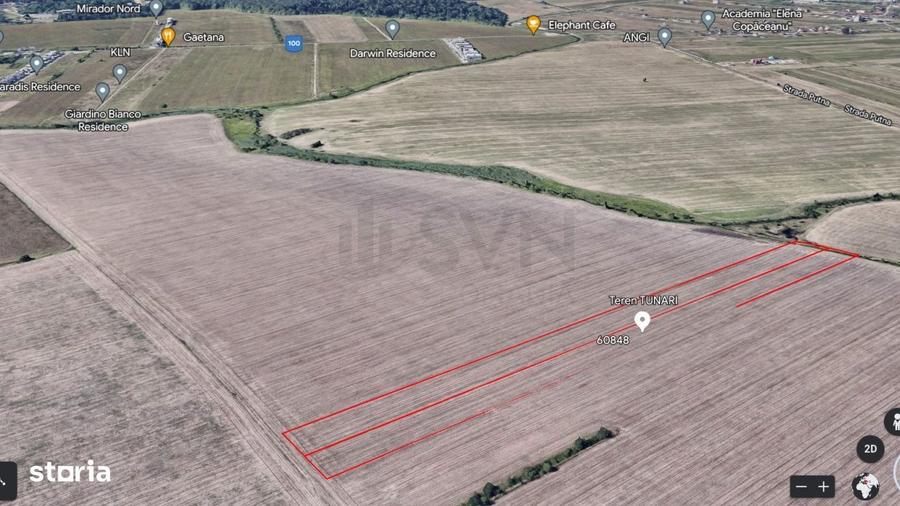 Teren intravilan de vanzare I Oportunitate de investitie I Tunari - 1