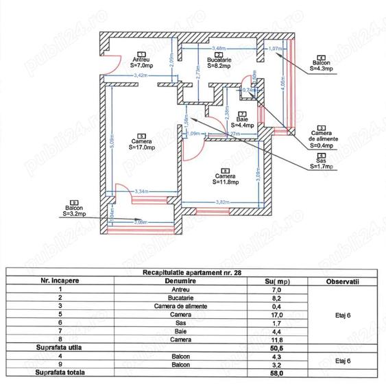 Apartament 2 camere, Gheorgheni - 6