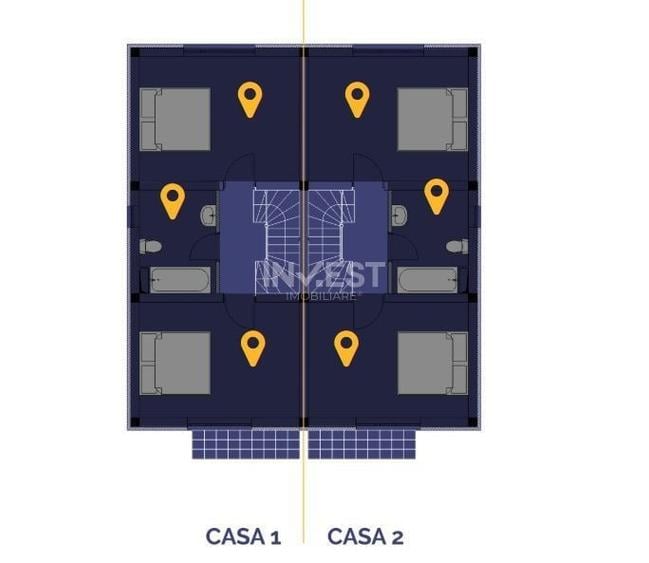 Casă cu 3 camere în Valea Lupului