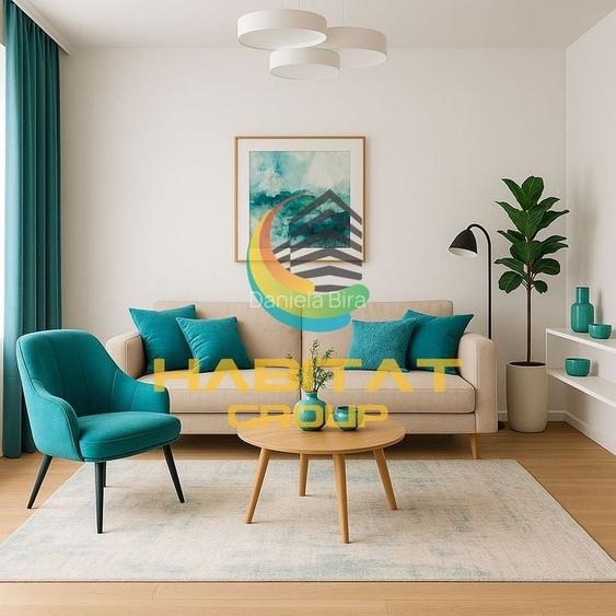 Vanzare ap. 2 camere decomandat luminos, etaj 2 Grand Arena comision 0