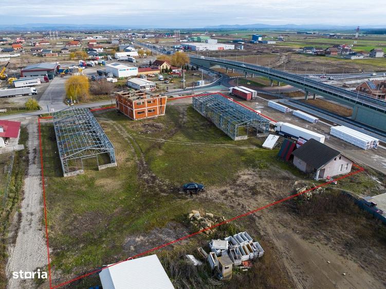 Teren cu constructii giratoriu Oradea(Osorhei)-Cluj, 7010 mp,141 /mp - 17