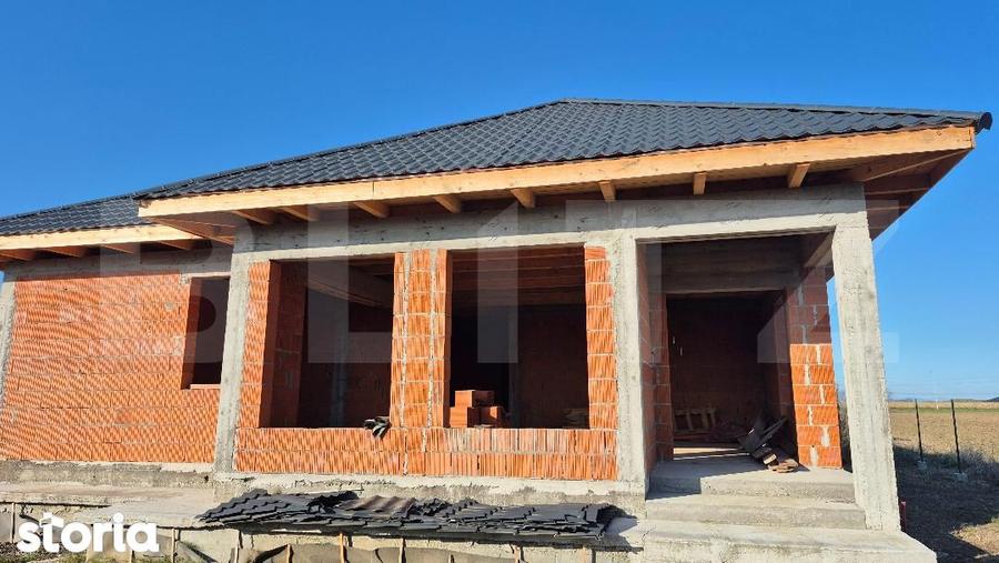 Casa la rosu de vanzare, 4 camere, 145,31 mp, 715 mp teren, zona Marti - 7