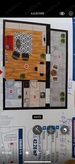 Garsoniera spa?ioasa 42.28mp + balcon 11 mp + loc de parcare inclusa | Imobil nou - 4