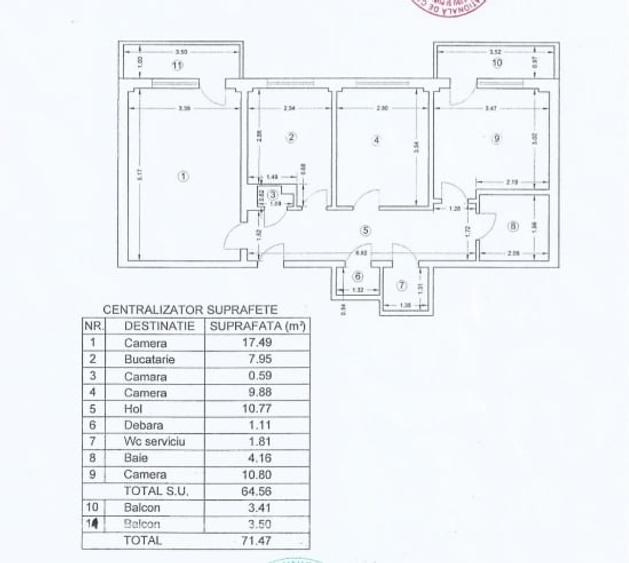 Apartament 3 Camere,Tineretului,Metrou,Parc,2 balcoane,2 Bai,Mobilat Utilat - 8