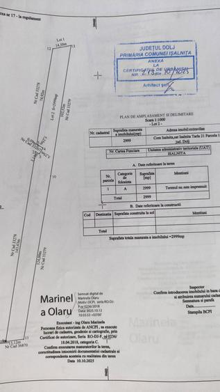 Teren extravilan arabil in Cotofenii din Fata/Isalnita - 1