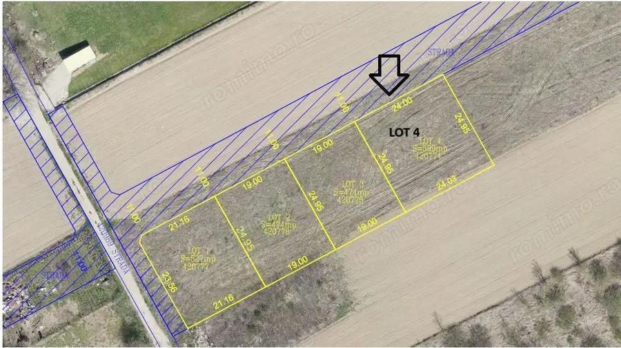 Teren intravilan 4 loturi disponibile | Lugoj, Strada Cri?an - 2