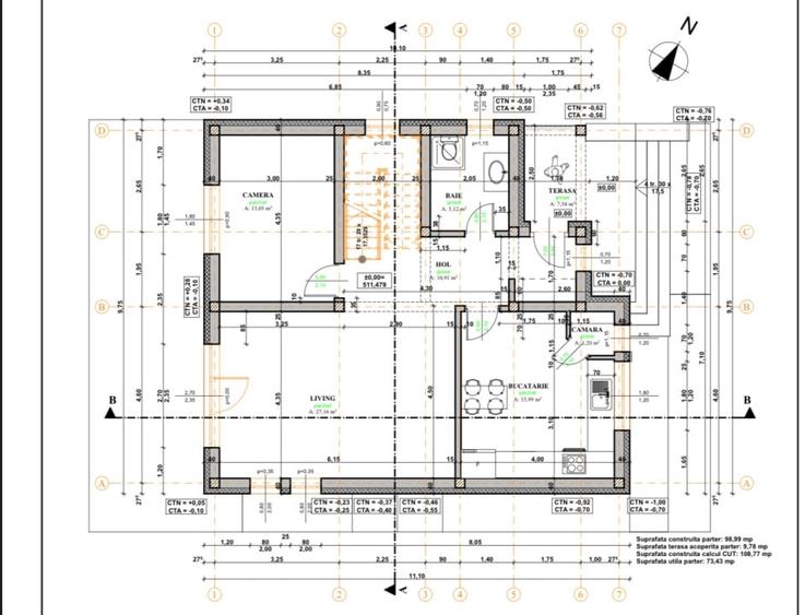Casa individuala 5 camere, 142 mp utili, 660 mp curte !, Lac Chinteni! - 4