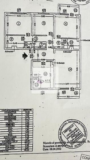 Apartament 4 camere - Sos. Salaj - Centrala proprie - 2 balcoane - 9