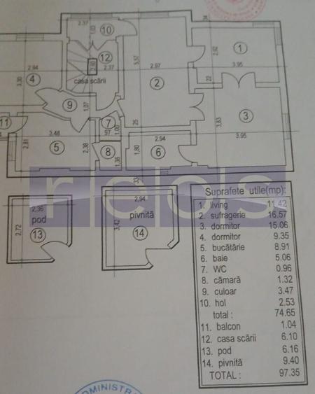 DE VANZARE APARTAMENT 4 CAMERE VILA P+1+M  BLD TITULESCU - BANU MANTA - 8