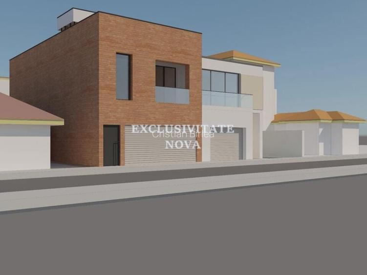 Vila in constructie  faza la rosu | P+1+Terasa 100 mp | Garaj dublu | Teren 187