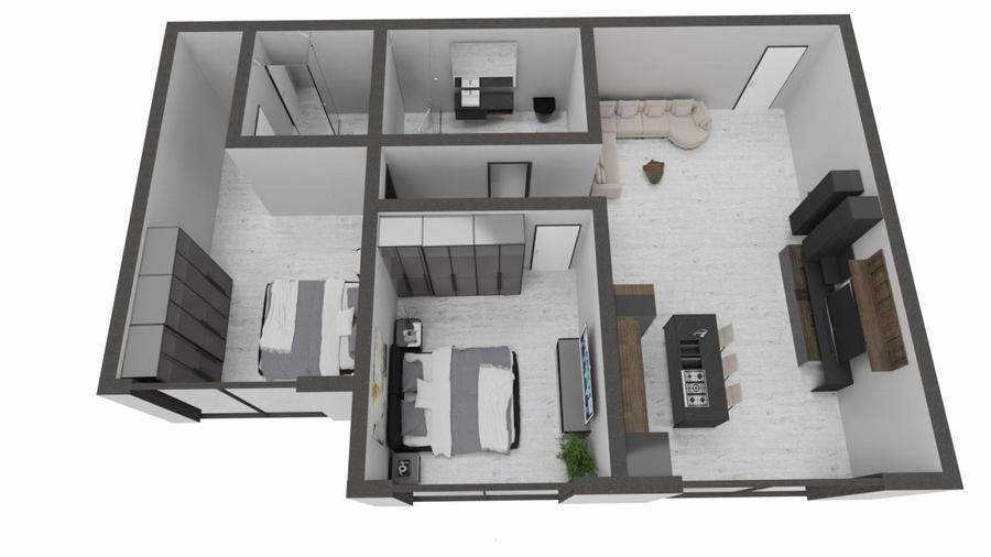 Apartament 2camere Mamaia - Direct Dezvoltator -Oba Lake- Proiect finalizalizat - 10