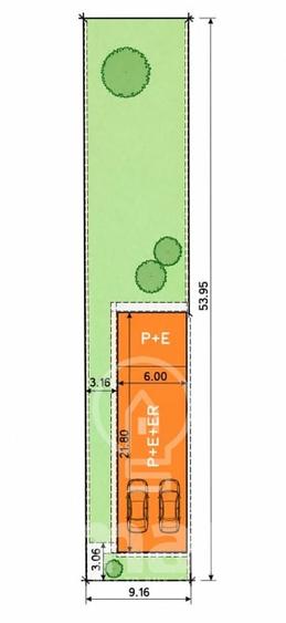 Duplex cu 4 camere cu Canalizare în Dâmbul Rotund