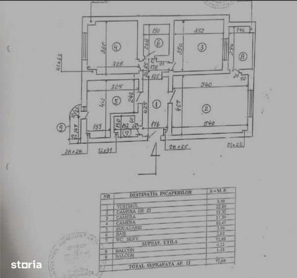 Apartament cu 3 camere decomandat, mobilat în Centrul Civic