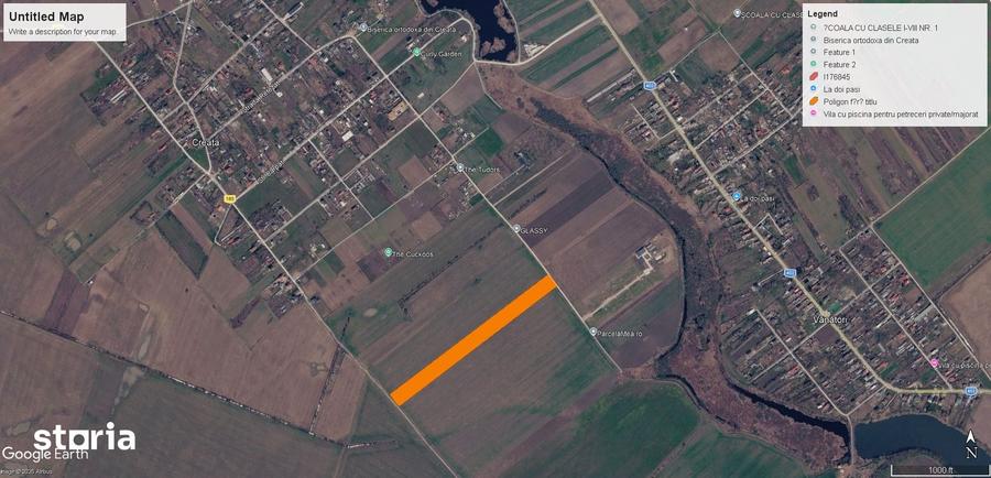 Teren intravilan 24500 mp Dascalu - Creata jud. Ilfov - 2