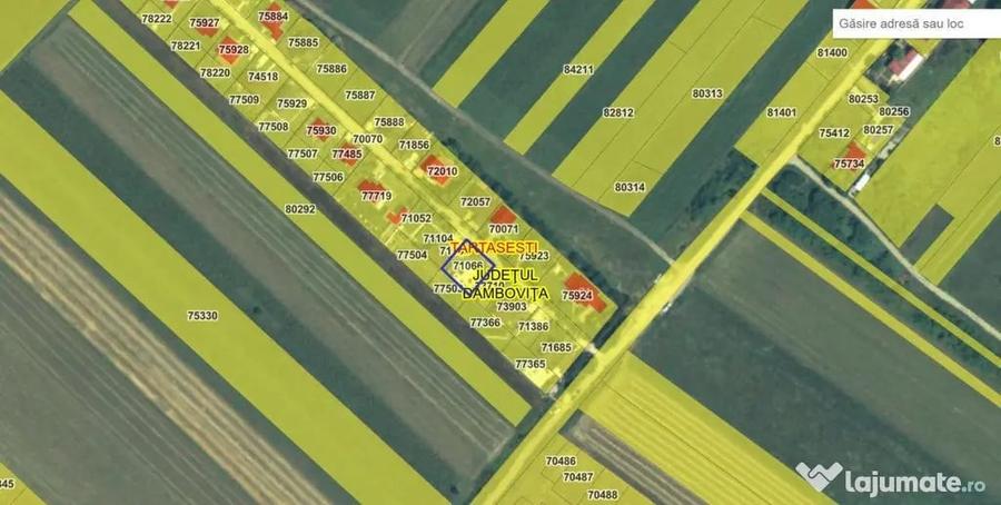 Casă cu 3 camere cu Teren 800 Mp în Tărtășești
