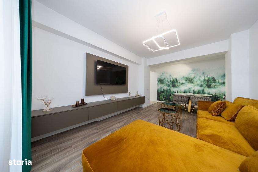 Apartament cu 3 camere decomandat, mobilat în Tractorul