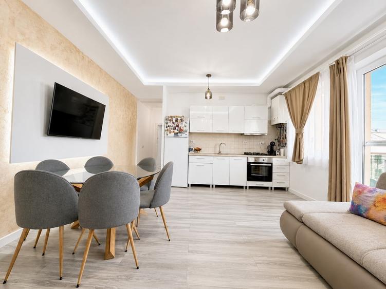 Apartament cu 2 camere semidecomandat, mobilat în Dumbrăvița