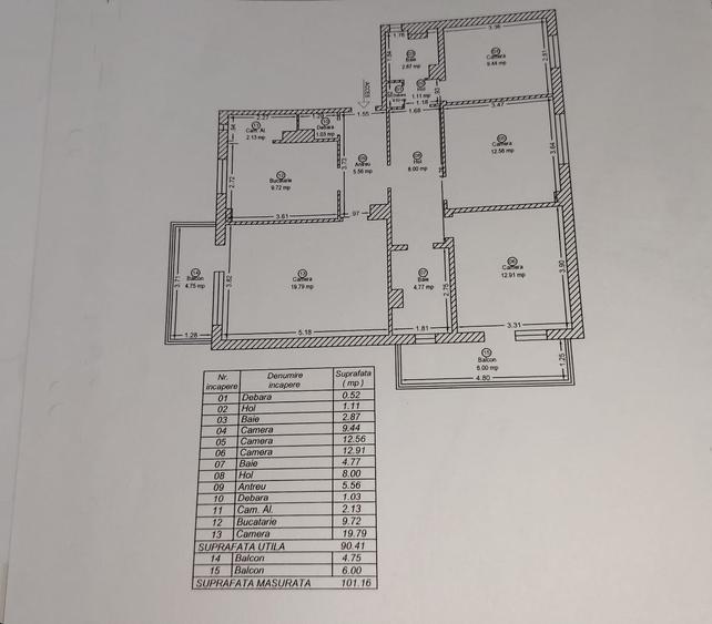 Apartament cu 4 camere decomandat, mobilat în Steaua