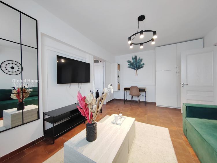 Apartament cu 2 camere semidecomandat, mobilat în Tineretului