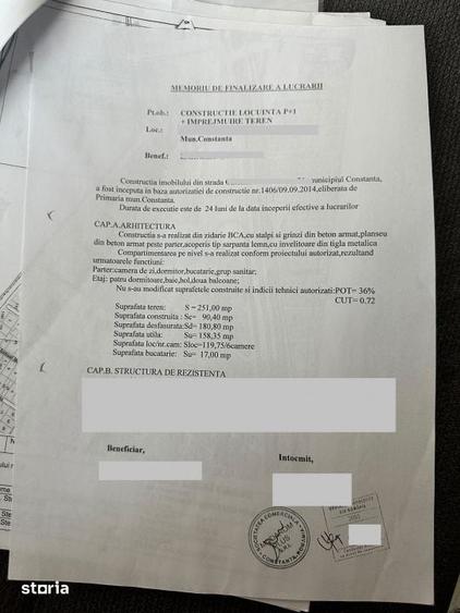 Casă cu 5 camere cu Teren 251 Mp în Central