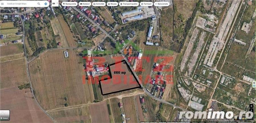 Teren de 6900 mp, în Central