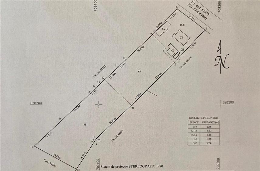 Teren Construcții intravilan de 4800 mp, în Tomești