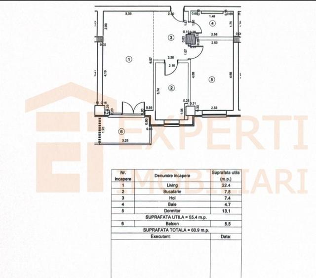 Apartament 2 camere de vanzare, in Tomis Plus - Maurer Residence - 3
