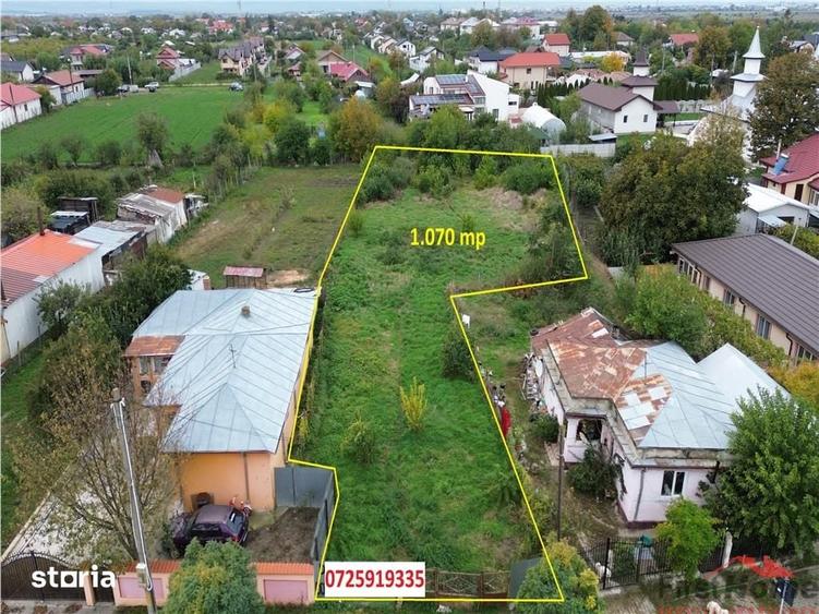 Teren de 1070 mp, în Central