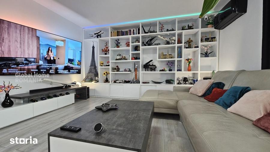 Apartament cu 3 camere, mobilat în Giulești