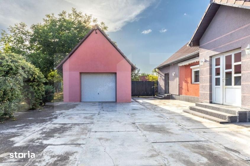 Casa 3 camere, curte si gradina, teren 765 mp, garaj, Micalaca, front - 12