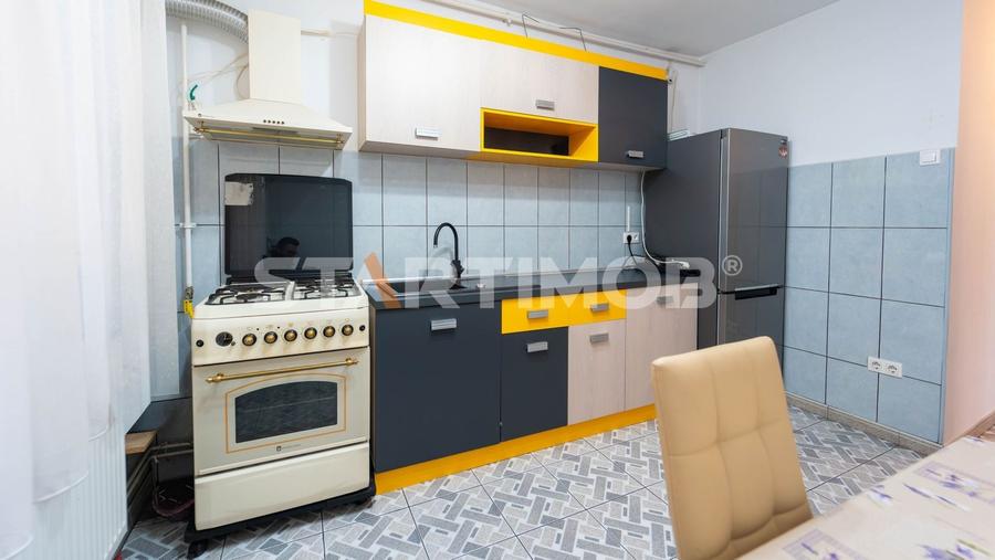 Apartament cu 3 camere semidecomandat, mobilat în Griviței