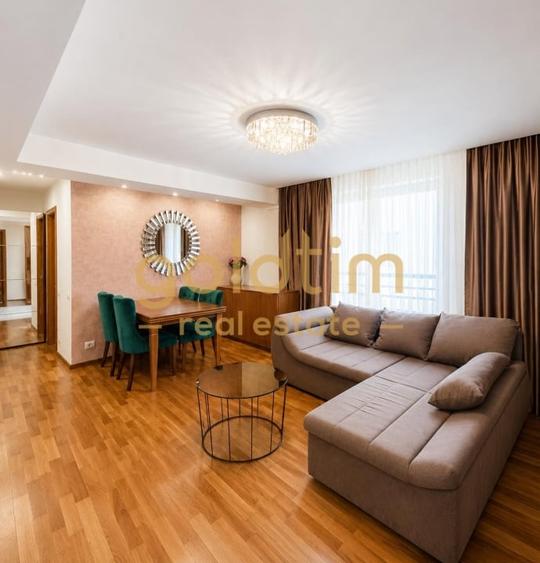 Apartament cu 3 camere semidecomandat, mobilat în Herăstrău