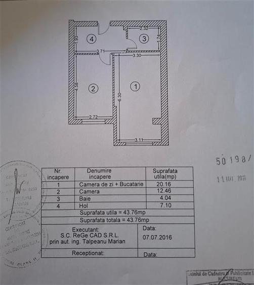 Apartament cu 2 camere semidecomandat în Theodor Pallady