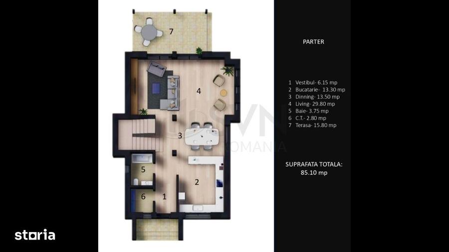 Vila cu mansarda de vanzare Corbeanca central - 8