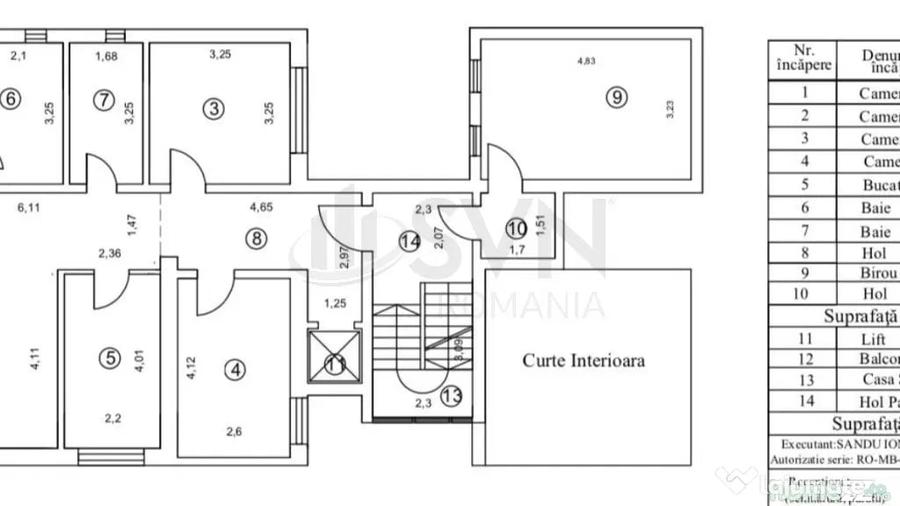 Apartament cu 4 camere decomandat în Iancului