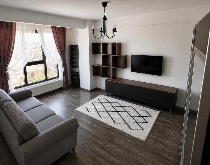 Apartament cu 2 camere decomandat, mobilat în Central