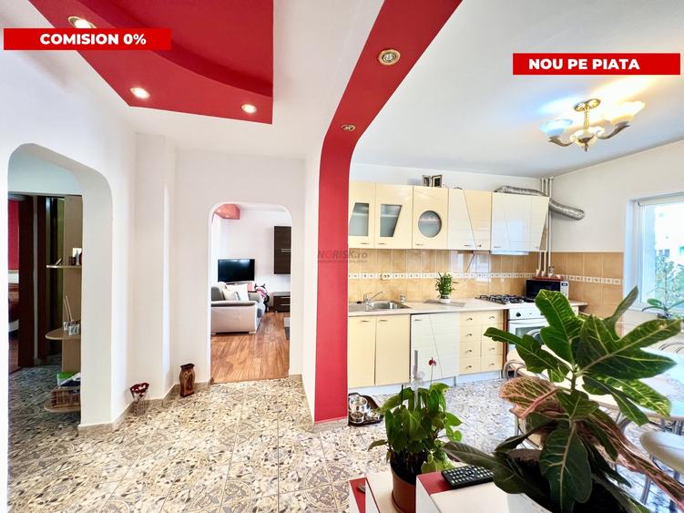 Apartament cu 3 camere decomandat, mobilat în Nerva Traian