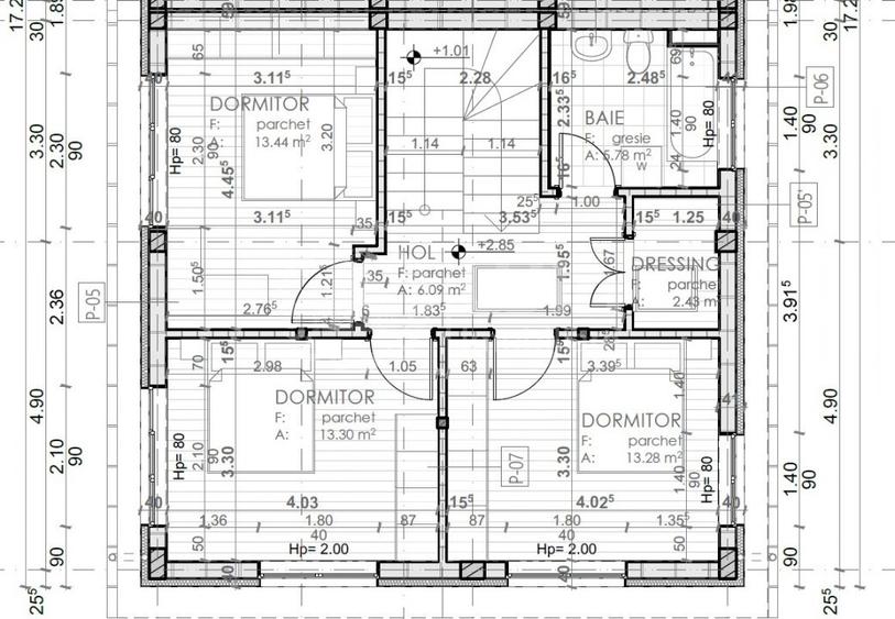 Duplex cu 4 camere cu Canalizare în Iris