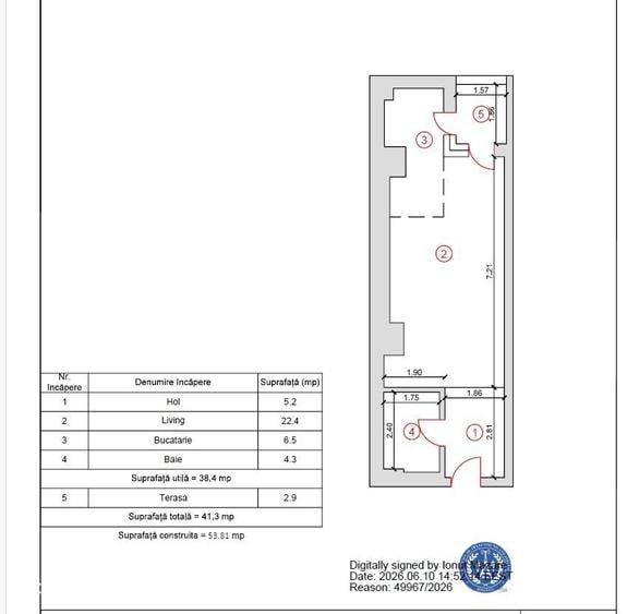 Apartament în Lujerului