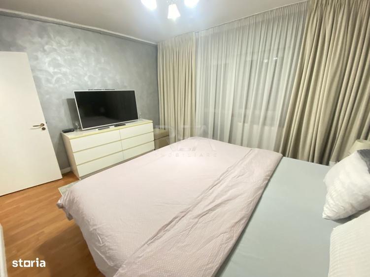 Apartament cu 3 camere decomandat, mobilat în Rahova