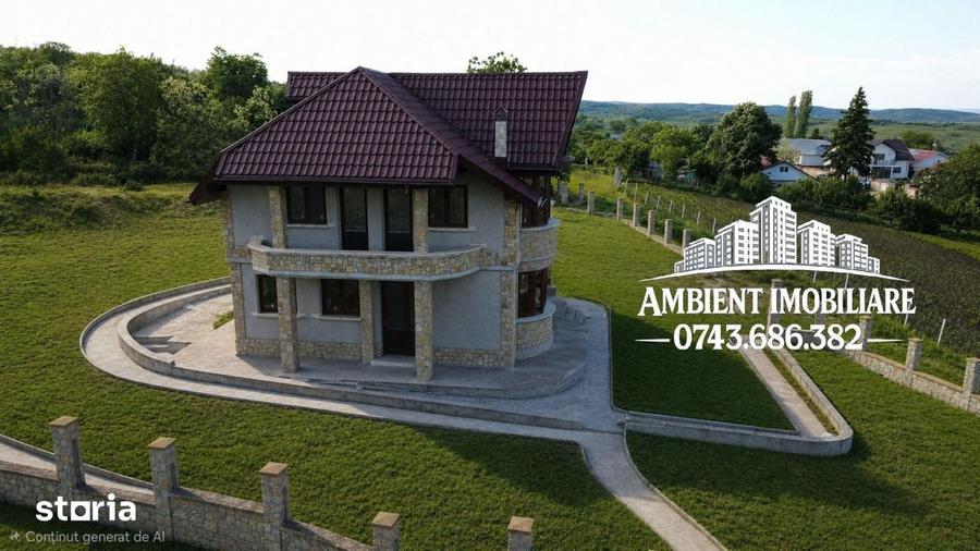 Casă cu 5 camere cu Teren 3200 Mp în Muntenii de Jos