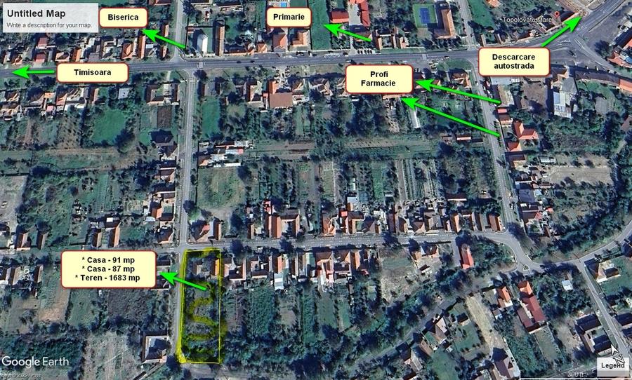 Casă individuală cu 4 camere cu Canalizare în Exterior Sud