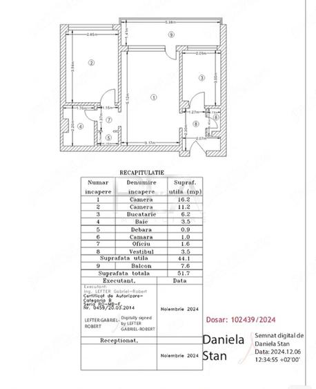 2 camere, 51,7 mp, – Berceni, Alexandru Obregia,Sector 4, - 9